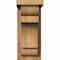 Ekena Millwork New Brighton Rough Sawn Corbel w/Backplate, Western Red Cedar, 6"W x 10"D x 14"H COR06X10X14NEB01RWR - alternate 2
